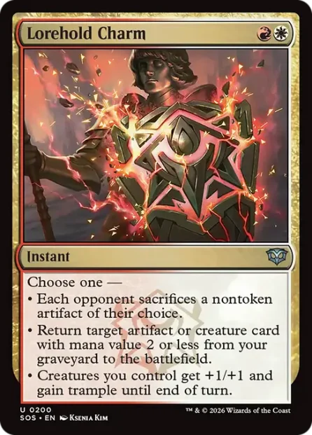 Lorehold Charm, Secrets of Strixhaven — Magic: The Gathering card