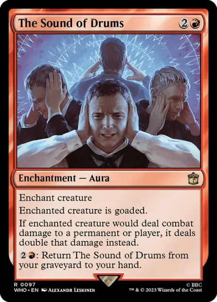 The Sound of Drums, Doctor Who — Magic: The Gathering card