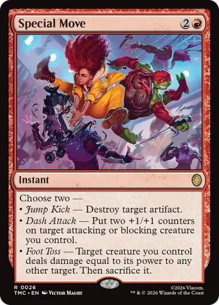 Special Move, Teenage Mutant Ninja Turtles Eternal — Magic: The Gathering card