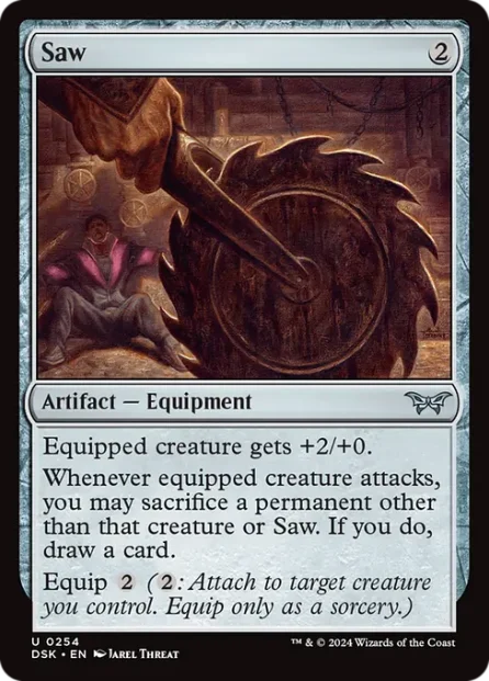 Saw, Duskmourn: House of Horror — Magic: The Gathering card
