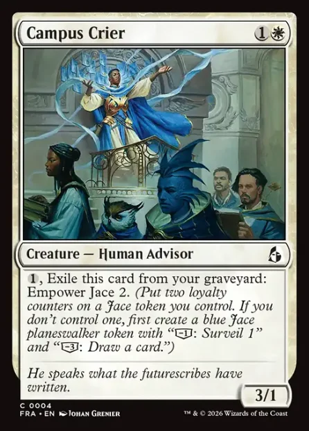 Campus Crier, Reality Fracture — Magic: The Gathering card