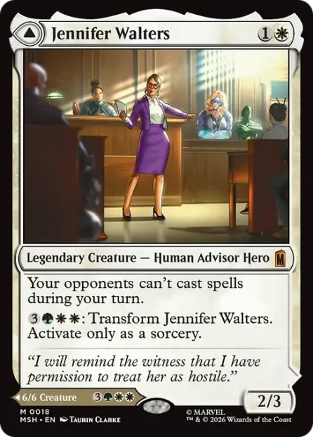 Jennifer Walters // The Sensational She-Hulk, Marvel Super Heroes — Magic: The Gathering card
