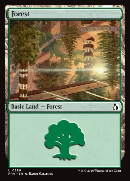 Forest, Reality Fracture — Magic: The Gathering card