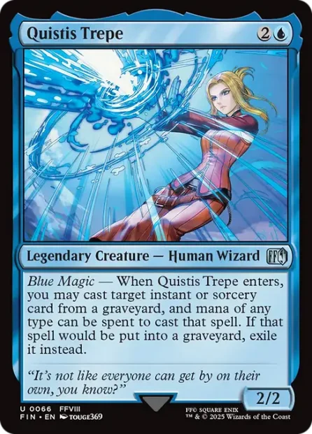 Quistis Trepe, Final Fantasy — Magic: The Gathering card