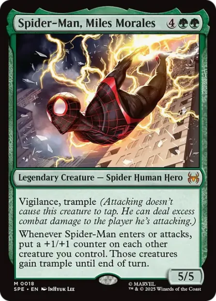 Spider-Man, Miles Morales, Marvel's Spider-Man Eternal — Magic: The Gathering card