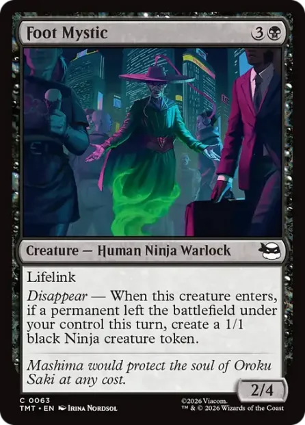 Foot Mystic, Teenage Mutant Ninja Turtles — Magic: The Gathering card