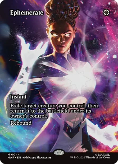 Ephemerate, Marvel Universe — Magic: The Gathering card