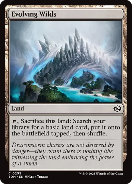 Evolving Wilds, Tarkir: Dragonstorm — Magic: The Gathering card