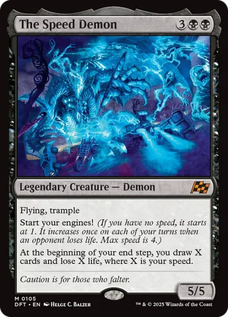 The Speed Demon, Aetherdrift — Magic: The Gathering card