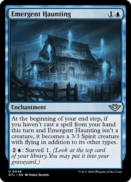 Emergent Haunting, Outlaws of Thunder Junction — Magic: The Gathering card