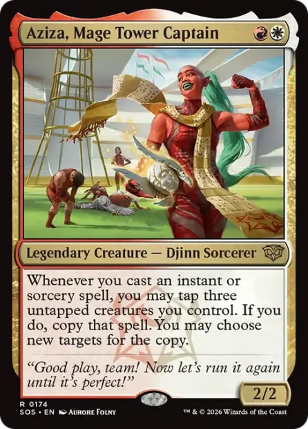 Aziza, Mage Tower Captain, Secrets of Strixhaven — Magic: The Gathering card