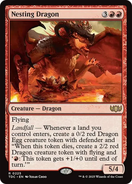 Nesting Dragon, Tarkir: Dragonstorm Commander — Magic: The Gathering card