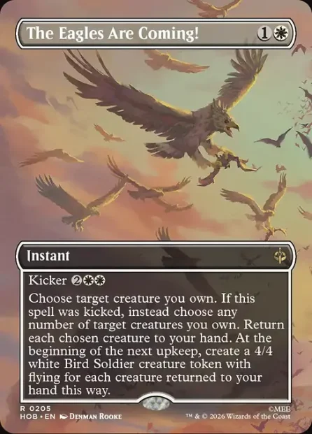 The Eagles Are Coming!, The Hobbit — Magic: The Gathering card