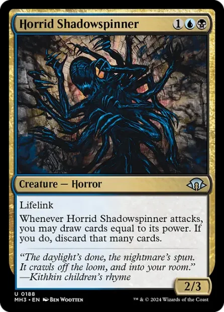 Horrid Shadowspinner, Modern Horizons 3 — Magic: The Gathering card
