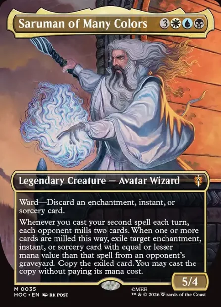 Saruman of Many Colors, The Hobbit Eternal — Magic: The Gathering card