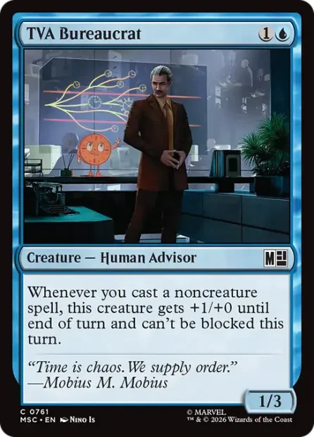 TVA Bureaucrat, Marvel Super Heroes Commander — Magic: The Gathering card