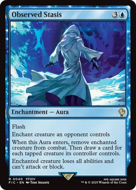 Observed Stasis, Final Fantasy Commander — Magic: The Gathering card