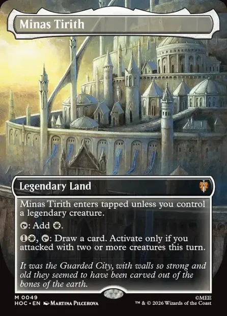 Minas Tirith, The Hobbit Eternal — Magic: The Gathering card