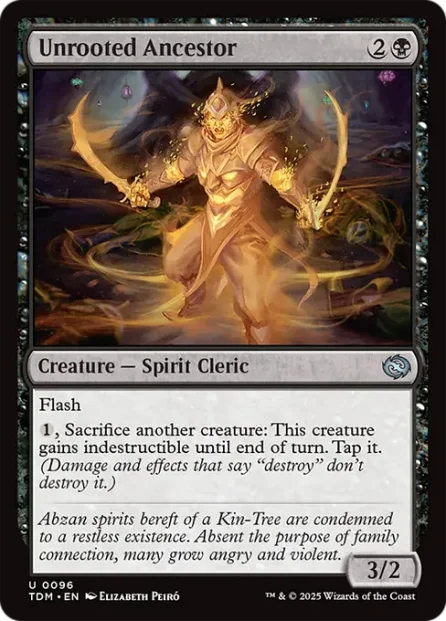 Unrooted Ancestor, Tarkir: Dragonstorm — Magic: The Gathering card
