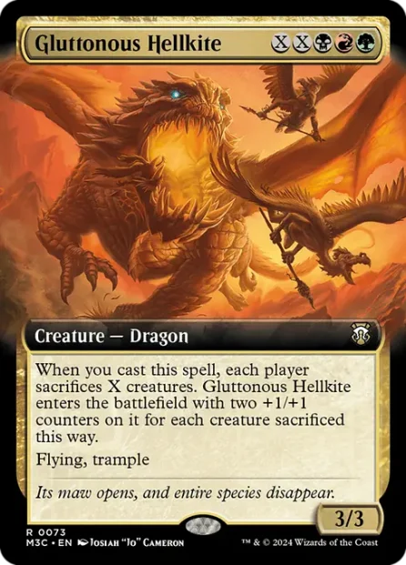 Gluttonous Hellkite, Modern Horizons 3 Commander — Magic: The Gathering card