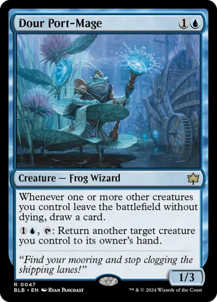 Dour Port-Mage, Bloomburrow — Magic: The Gathering card