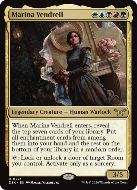 Marina Vendrell, Duskmourn: House of Horror — Magic: The Gathering card