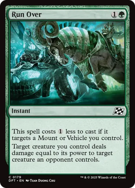 Run Over, Aetherdrift — Magic: The Gathering card