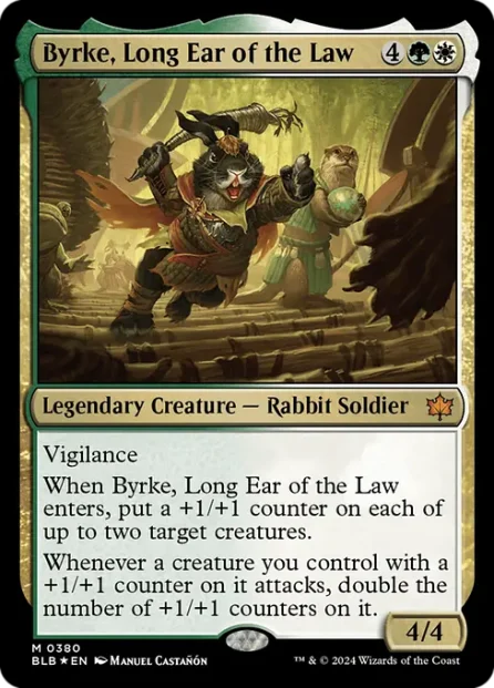 Byrke, Long Ear of the Law, Bloomburrow — Magic: The Gathering card
