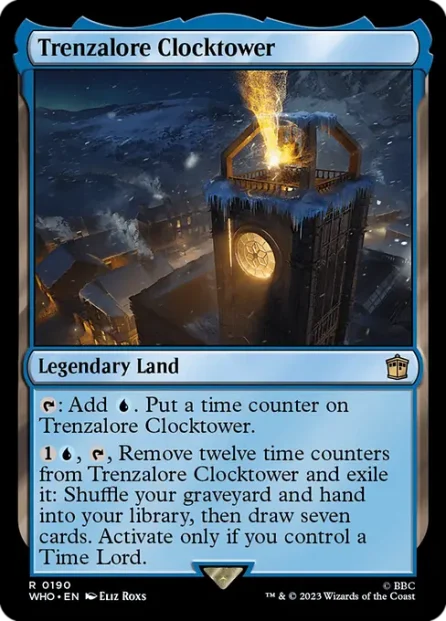 Trenzalore Clocktower, Doctor Who — Magic: The Gathering card
