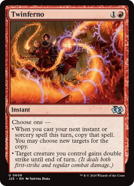 Twinferno, Foundations Jumpstart — Magic: The Gathering card