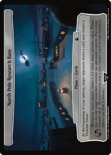 North Pole Research Base, Doctor Who — Magic: The Gathering card