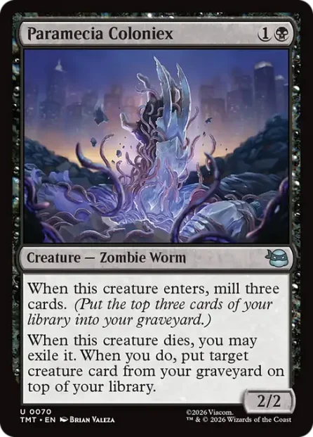 Paramecia Coloniex, Teenage Mutant Ninja Turtles — Magic: The Gathering card