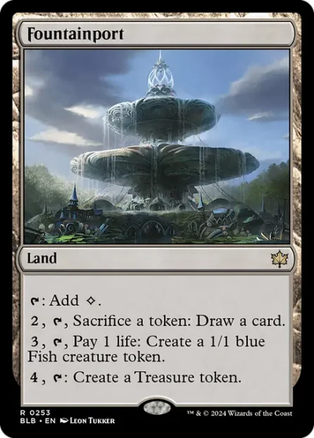 Fountainport, Bloomburrow — Magic: The Gathering card