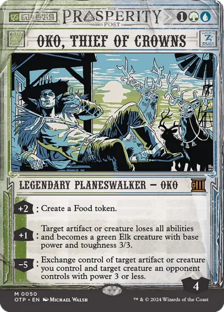 Oko, Thief of Crowns, Breaking News — Magic: The Gathering card