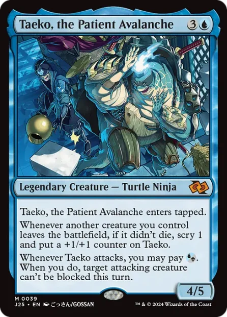Taeko, the Patient Avalanche, Foundations Jumpstart — Magic: The Gathering card