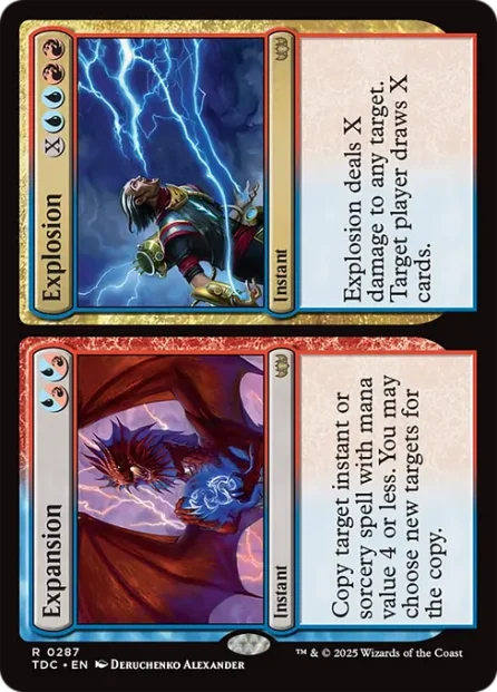 Expansion // Explosion, Tarkir: Dragonstorm Commander — Magic: The Gathering card