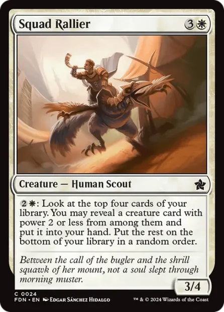 Squad Rallier, Foundations — Magic: The Gathering card