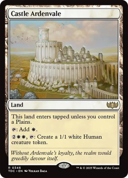 Castle Ardenvale, Tarkir: Dragonstorm Commander — Magic: The Gathering card