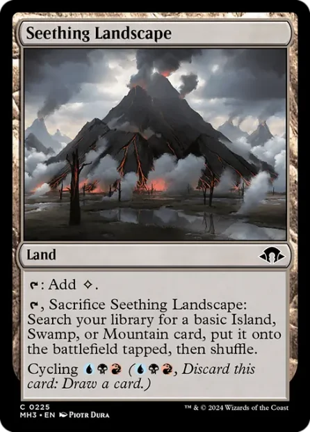 Seething Landscape, Modern Horizons 3 — Magic: The Gathering card