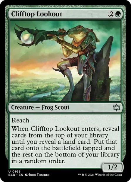 Clifftop Lookout, Bloomburrow — Magic: The Gathering card