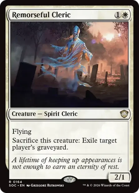 Remorseful Cleric, Secrets of Strixhaven Commander — Magic: The Gathering card
