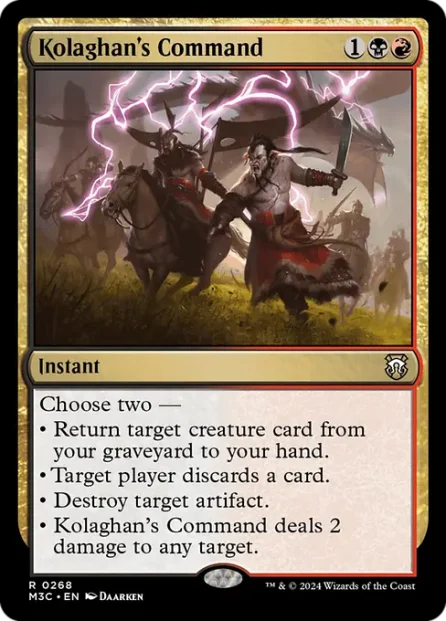 Kolaghan's Command, Modern Horizons 3 Commander — Magic: The Gathering card