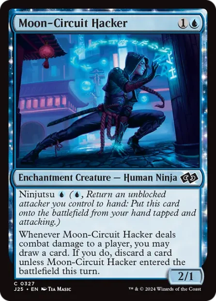 Moon-Circuit Hacker, Foundations Jumpstart — Magic: The Gathering card
