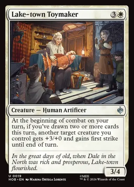 Lake-town Toymaker, The Hobbit — Magic: The Gathering card