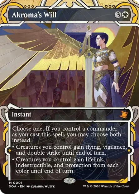 Akroma's Will, Secrets of Strixhaven Mystical Archive — Magic: The Gathering card