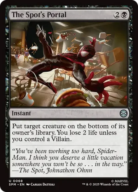 The Spot's Portal, Marvel's Spider-Man — Magic: The Gathering card