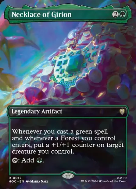 Necklace of Girion, The Hobbit Eternal — Magic: The Gathering card