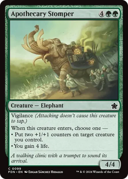 Apothecary Stomper, Foundations — Magic: The Gathering card
