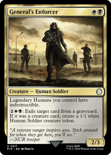 General's Enforcer, Fallout — Magic: The Gathering card