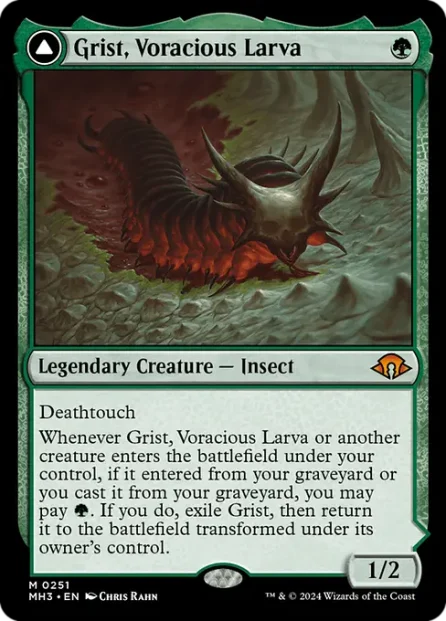 Grist, Voracious Larva // Grist, the Plague Swarm, Modern Horizons 3 — Magic: The Gathering card